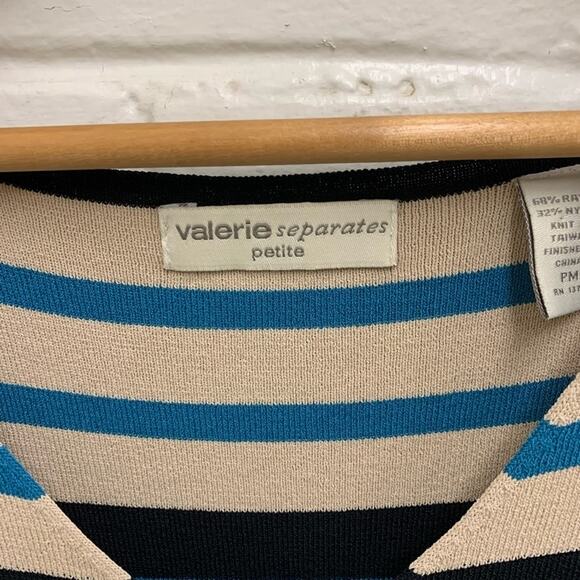 VTG 90s Valerie Stevens Y2K Lace Up Sleeveless Knit Top Sz XS/S Petite READ - Picture 5 of 8